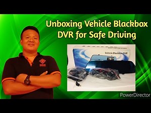 Unboxing Vehicle Blackbox DVR for Safe Driving