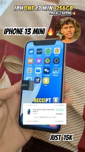 IPHONE 13 MINI JUST -/14996 🔥 Grade C- ||#cashifysupersale#refurbished #cashify#iphone13mini