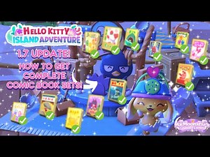 📖🦸COMPLETE COMIC BOOK SETS GUIDE - Hello Kitty Island Adventure📖🦸
