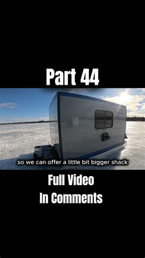 We Booked an Ice Shack Online 😳PART 44 #IceShackRental #iShackShare #IceFishing #ShawanoLake