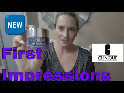 CLINIQUE New! 🆕 Take The Day Off Charcoal Cleansing Balm Makeup Remover Demo & Evening Routine
