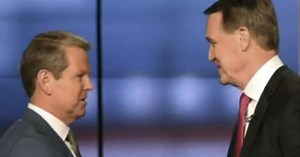 Georgia governor's debate kicks off with false claims of election fraud