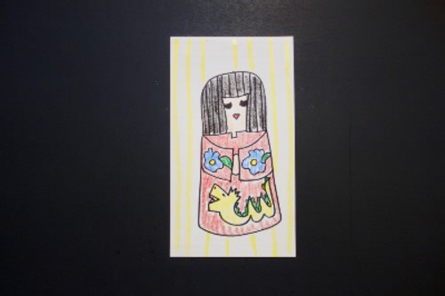 Let's Draw a Japanese Origami Paper Doll!
