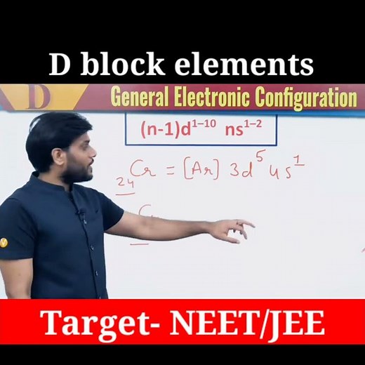 General electronic configuration D block elements | arvind arora chemistry #NEET_CHEMISTRY #c2_by_a2