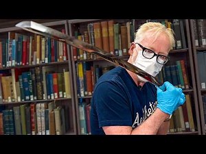 Adam Savage Handles a REAL Samurai Sword!