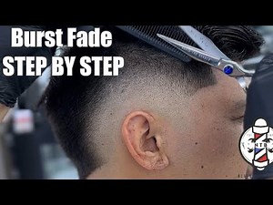 How to do a Burst Fade Haircut 💈🔥 (Step-by-Step Tutorial)