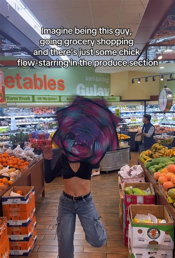 I wonder what this guy thought when he walked into the store, but the store was a rave