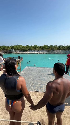 Fun Poolside Adventure for Couples in Swimsuits