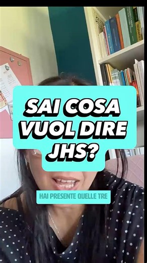 Sai cosa vuol dire IHS?