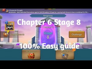 Lords mobile Vergeway chapter 6 stage 8 easiest guide