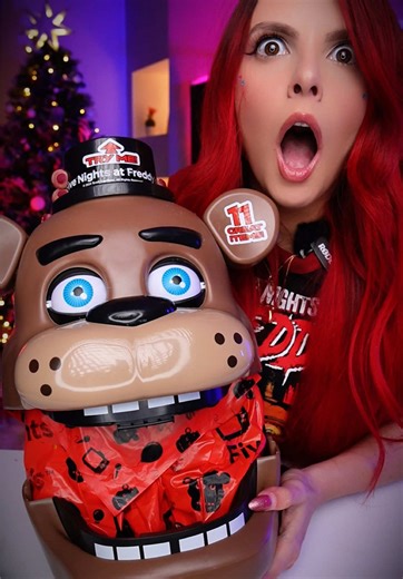 CABEZA GIGANTE de FIVE NIGHT AT FREDDY SORPRESA!!😱 *animatronico* #animatronics #fnaf #mystery #blindbox