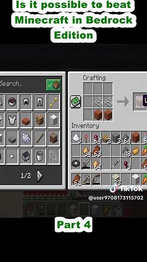 Beating Minecraft in Bedrock Edition Guide