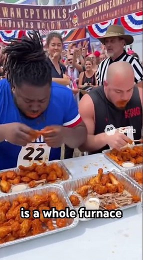 “Chicken wing eating contest 2025.”