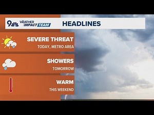 Latest forecast | Two waves of storms possible Thursday