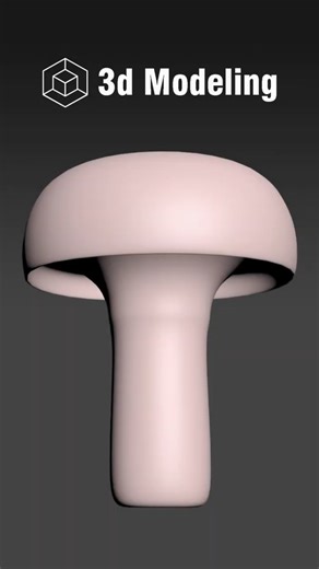 🔥 How To Make a 3D Mushroom in Minutes!🍄