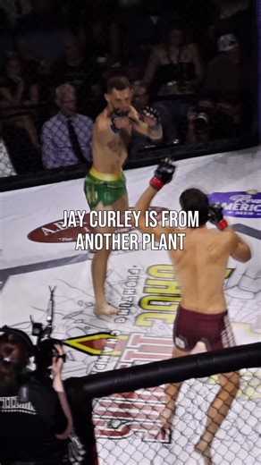 MMA Media - Podcast on Instagram: "Jay Curley returned to the Octagon after a year hiatus & came out with a BANG ❗️ In just 18 seconds Curley delivered a crushing overhand that sent his opponent to the canvas! Followed up by some BRUTAL ground and pound to end the fight Curley was crowned the Cage Titans Welterweight Champion 🏆"