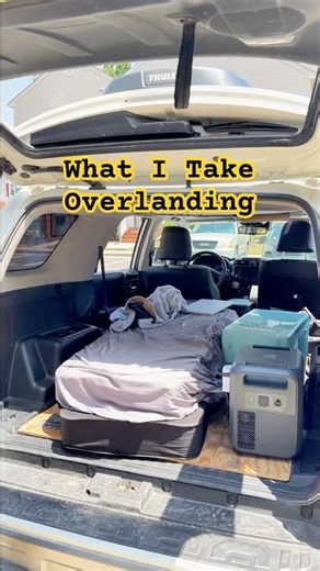 What's in my 4Runner after 3 Days of Overlanding #Nobuild4runner #4runneroverlanding #4runnercamper