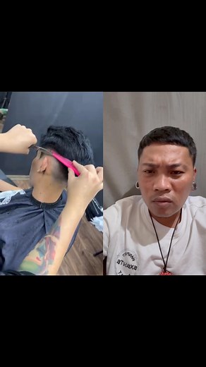 Thinning scissor over comb solid ng yari ni idol bago nanamang kaalaman 💈🔥 🫡 #fypシ゚viralシ #fypageシ #philippinebarber #barberstudio #highlights #proudbarber | Max the barber