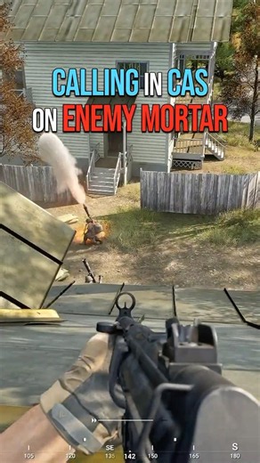 Perfect aim from the CAS heli