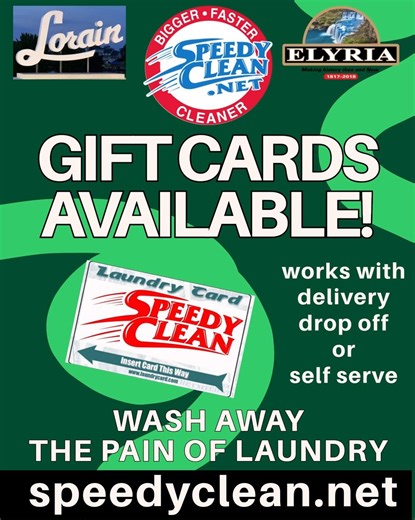 gift cards available | SpeedyClean Express Laundromat