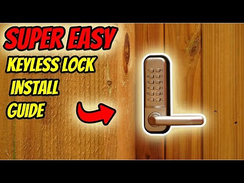 SUPER EASY Push Button/Combination Lock Install Guide