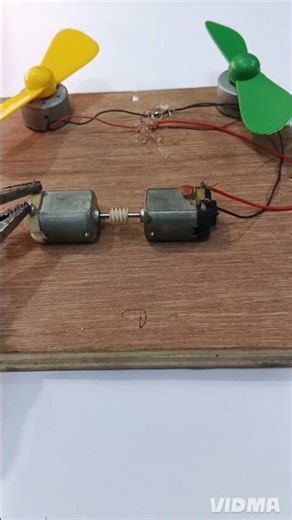 how to make mini generator⚡.#dcmotor #generator