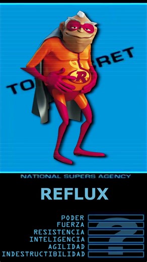 Supers from 'The Incredibles' REFLUX