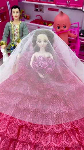 Satisfying With Unboxing Barbie Princess Toy, ASMR Video #tiktok #viral #asmr