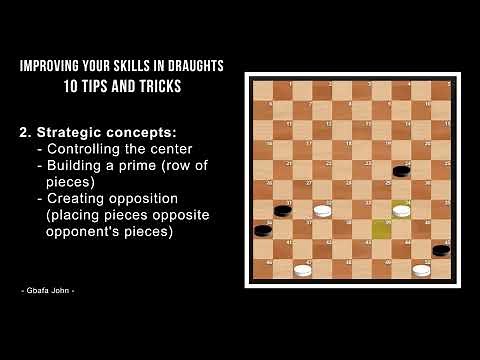 Improving Your Skills in Draughts | 10 Tips and Tricks