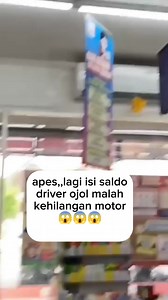 499K views · 8.8K reactions | Nasib apes menimpa Driver ojol ketika lagi isi saldo Di sebuah minimarket Motor nya malah hilang di curi maling kejadian di kota Medan #informasi #Malingngmotor #Curanmor | Riko Reaction | Facebook