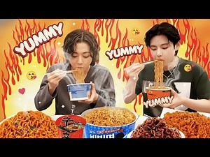 Taekook Love For Ramen- BTS V and Jungkook Eating Moments