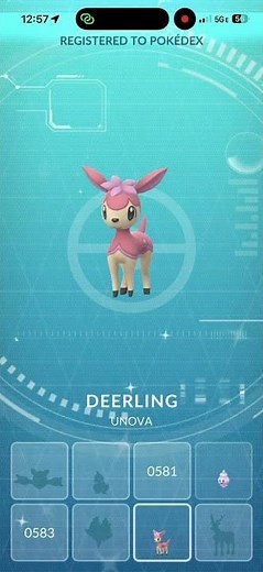 Adding shiny Deerling and Sawsbuck to the Pokédex!