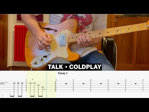 Talk Album Version Coldplay Cover • Guitar Tab • Tutorial • Lesson