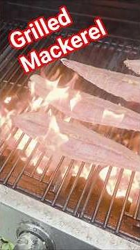 Simple Grilled Mackerel with Garlic/Butter Sauce #spanishmackerel #fishrecipes