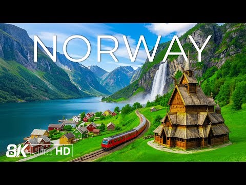 Exploring Norway 8K UHD – Vibrant Villages, Majestic Mountains & Scenic Views