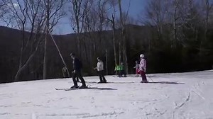 It’s the first day of spring and that means the spring chicken is back! 🐔Is anyone else this excited for spring skiing? #springchicken #HunterMountain | Hunter Mountain