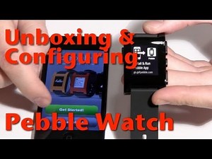 Pebble Watch | Unboxing | first Start | configuring [German]