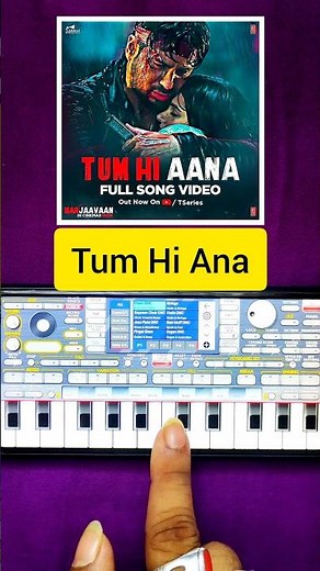 Tum Hi Ana Song Easy Piano Tutorial #shorts #youtubeshorts #music #trending #viral #piano