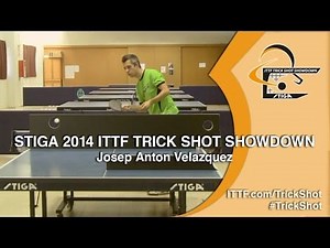A table tennis trick shot that you cannot stop watching!