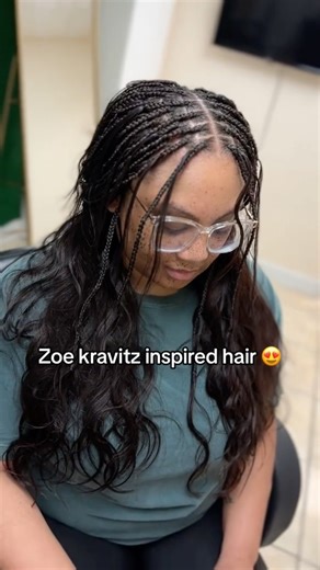 Have you ever seen Zoe kravitz braids like this 😍?