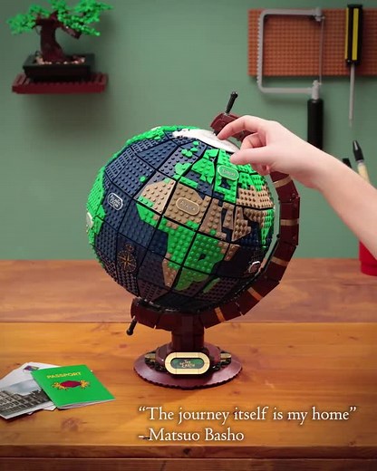 29K views · 1.7K reactions | Che cosa vorresti esplorare? Sogna la tua prossima avventura mentre costruisci il nuovo set LEGO Ideas Il mappamondo  https://www.lego.com/product?p=21332 | LEGO | Facebook