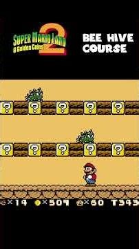 Super Mario Land 2 Bee Hive Course