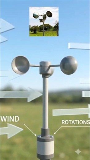 How Scientists Measure Wind Speed 🌬️ #facts