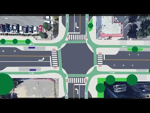 Protected Intersection: 5th and Arlington
