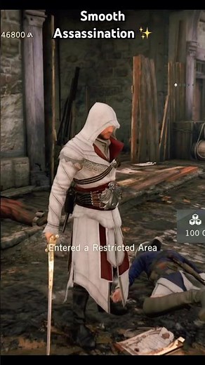 Smooth Kills 👑 #assassinscreed #hiddenblade #gaming