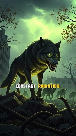The Radioactive Wolves of Chernobyl 😱 #facts