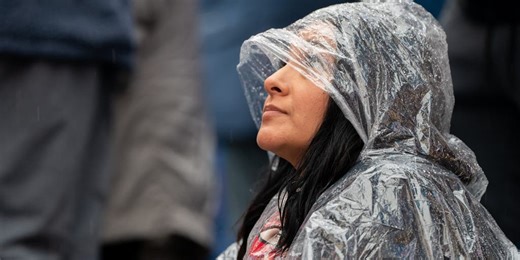Times Square New Year's Eve ball drop threatened by storms as people flock to celebrate in New York City