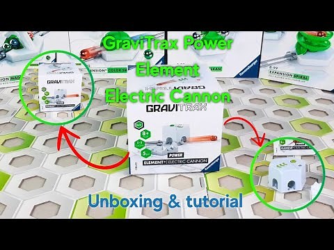 UNBOXING GraviTrax ELECTRIC CANNON 😱 (+ tutorial and test track)