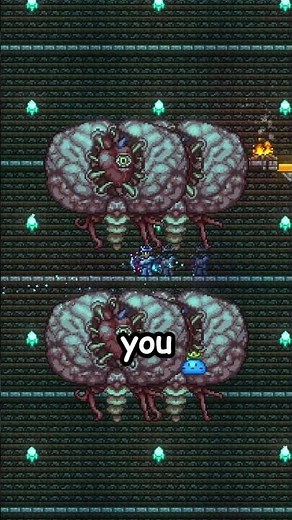 Terraria Bosses Explained: The Brain of Cthulhu #terraria #shorts