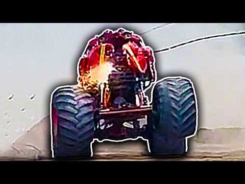 This Monster Truck Crash was SCARY